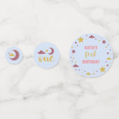 Twinkle Twinkle Little Star First Birthday Confetti (Voorkanten)