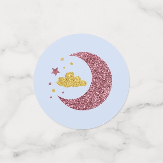 Twinkle Twinkle Little Star First Birthday Confetti (Kleine voorkant)