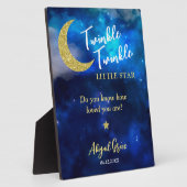 Twinkle Twinkle Little Star Fotoplaat (Zijkant)