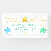 Twinkle Twinkle Little Star Gender onthult Banner (Horizontaal)