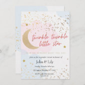 Twinkle twinkle Little star gender onthult de uitn Kaart (Voorkant / Achterkant)