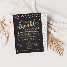 Twinkle Twinkle Little Star Gender onthult Invite Kaart