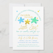 Twinkle Twinkle Little Star Gender onthult Shower  Kaart (Voorkant)