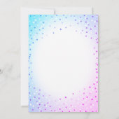 Twinkle Twinkle Little Star Gender Reeft Shower Kaart (Achterkant)