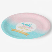 Twinkle Twinkle Little Star Gender Reeft Shower Papieren Bordje (Gekanteld)