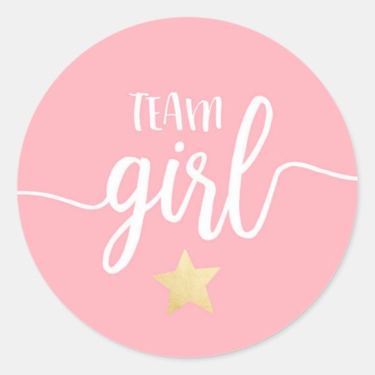 Twinkle Twinkle Little Star Gender Reeft Shower Ronde Sticker (Voorkant)