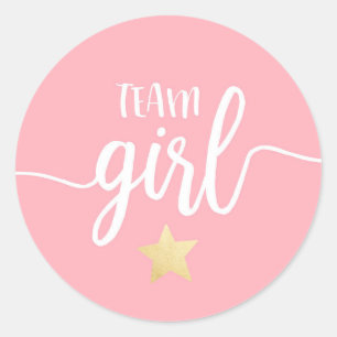 Twinkle Twinkle Little Star Gender Reeft Shower Ronde Sticker