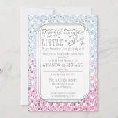 Twinkle Twinkle Little Star Gender Reopenbaart zic Kaart (Voorkant)