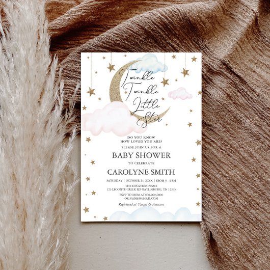 Twinkle Twinkle Little Star Gender Reopenbaart zic Kaart