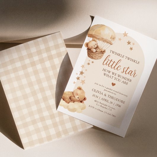 Twinkle Twinkle Little Star Gender Reopenbaart zic Kaart