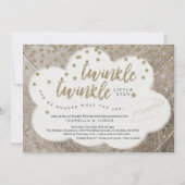 Twinkle Twinkle Little Star Gender Reopenbaart zic Kaart (Voorkant)