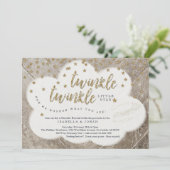 Twinkle Twinkle Little Star Gender Reopenbaart zic Kaart (Staand voorkant)