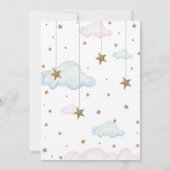 Twinkle Twinkle Little Star Gender Reopenbaart zic Kaart (Achterkant)