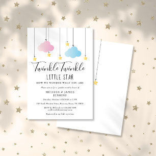 Twinkle Twinkle Little Star Geslacht Onthulling Fe Kaart