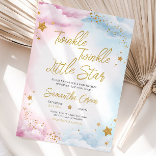 Twinkle Twinkle Little Star Geslacht Reveal Kaart