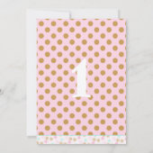 Twinkle Twinkle Little Star Girl 1e verjaardag Kaart (Achterkant)