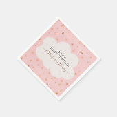 Twinkle Twinkle Little Star Girl Baby shower Servet (Hoek)