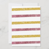 Twinkle Twinkle Little Star Glitter Eerste Verjaar Kaart (Achterkant)