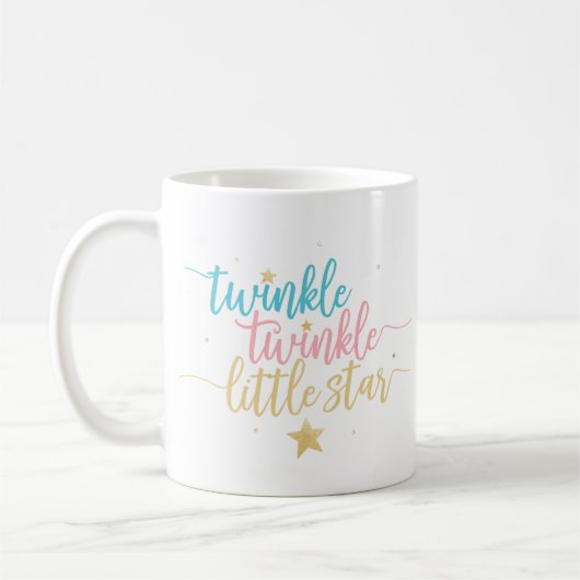 Twinkle Twinkle Little Star... hoe leuk je bent Koffiemok (Links)