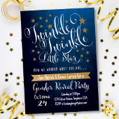 Twinkle Twinkle Little Star Invitation Kaart