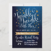 Twinkle Twinkle Little Star Invitation Kaart (Voorkant)