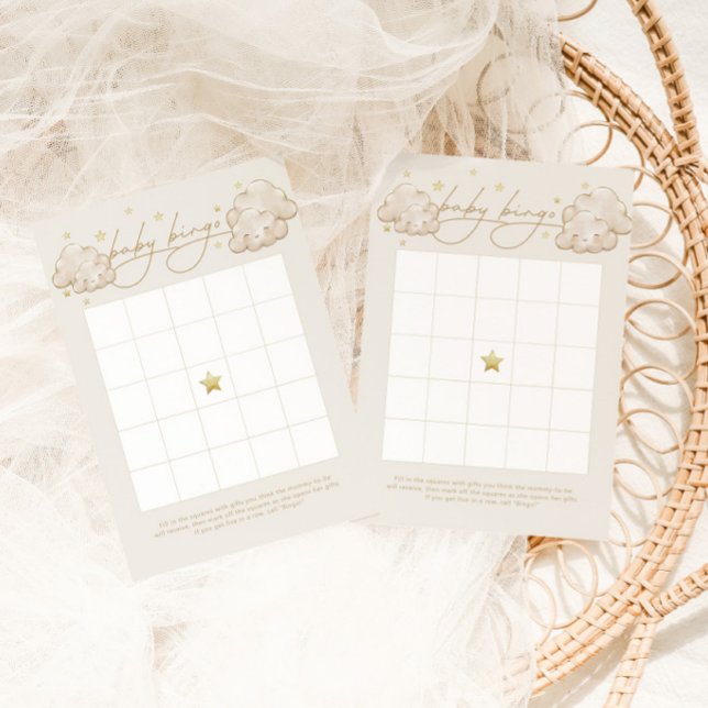 Twinkle Twinkle Little Star Ivory Baby Bingogame (Creator heeft geüpload)