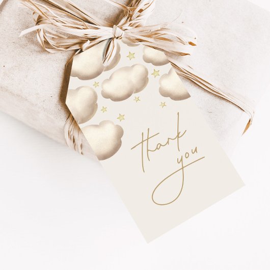 Twinkle Twinkle Little Star Ivory Hartelijk dank Cadeaulabel