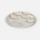 Twinkle Twinkle Little Star Ivory Papieren Bordje (Gekanteld)