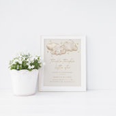 Twinkle Twinkle Little Star Ivory Welcome Poster