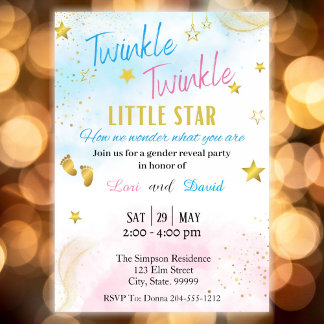 Twinkle Twinkle Little Star Kaart