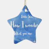 Twinkle Twinkle Little Star Keramisch Ornament (Rechts)