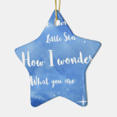 Twinkle Twinkle Little Star Keramisch Ornament (Links)