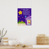 Twinkle Twinkle Little Star Kinderrijmpje Poster (Keuken)
