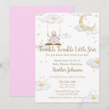Twinkle Twinkle Little Star Konijn Baby Shower