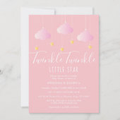 Twinkle Twinkle Little Star Koppel Baby Shower Kaart (Voorkant)