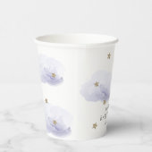 Twinkle Twinkle Little Star Lavender Baby shower Papieren Bekers (Rechts)