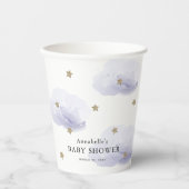 Twinkle Twinkle Little Star Lavender Baby shower Papieren Bekers (Voorkant)
