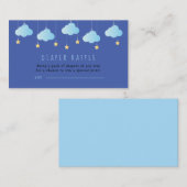 Twinkle Twinkle Little Star Luier Raffle Ticket Informatiekaartje (Voorkant / Achterkant)