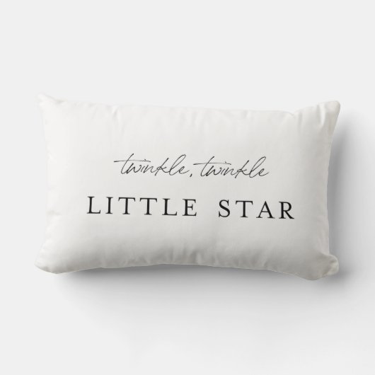 Twinkle Twinkle Little Star Lumbar Pillow Kussen (Achterkant)