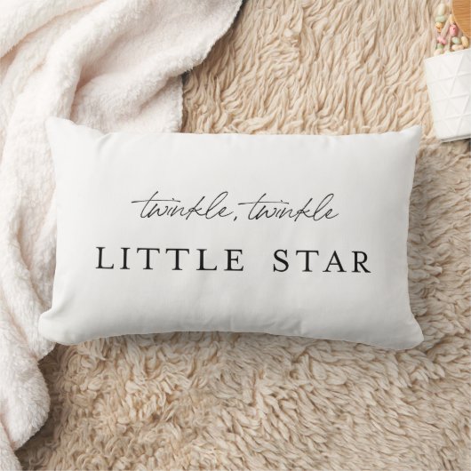Twinkle Twinkle Little Star Lumbar Pillow Kussen (Deken)