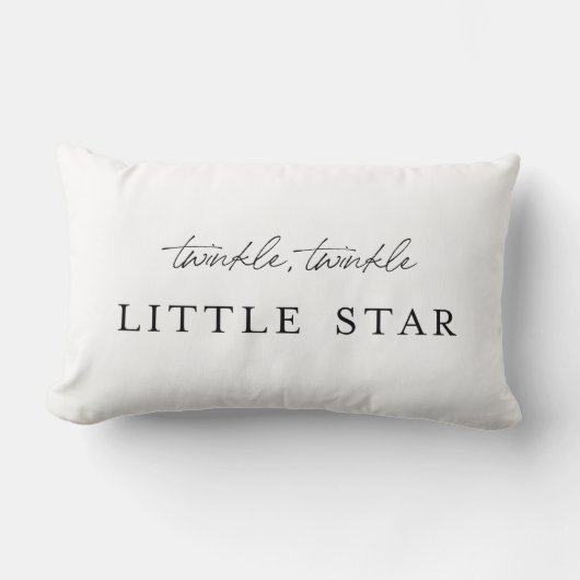 Twinkle Twinkle Little Star Lumbar Pillow Kussen (Voorkant)