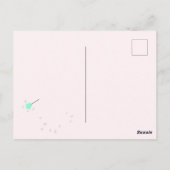 Twinkle Twinkle Little Star, Magic Wand Baby Meisj Briefkaart (Achterkant)