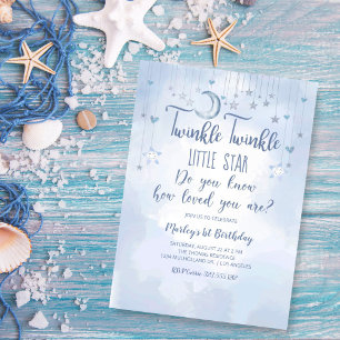 Twinkle Twinkle Little Star Magical Birthday Kaart
