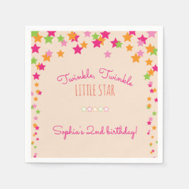 Twinkle Twinkle Little Star Meisjes Verjaardag Servet