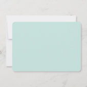 Twinkle Twinkle Little Star Mint Boy Baby Sprinkle Kaart (Achterkant)