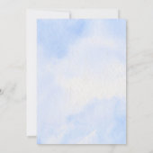 Twinkle Twinkle Little Star Moon Cloud Baby shower Kaart (Achterkant)