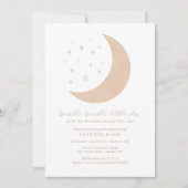 Twinkle Twinkle Little Star Moon Gender onthulling Kaart (Voorkant)