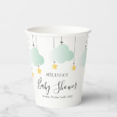 Twinkle Twinkle Little Star Neutral Baby shower Papieren Bekers (Voorkant)