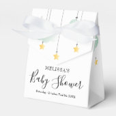 Twinkle Twinkle Little Star Neutrale Baby Shower Bedankdoosjes (Voorkant Zijde)