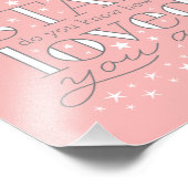 Twinkle Twinkle Little Star Nursery Art Print Foto Afdruk (Hoek)